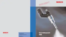 Titelbild Bosch-Geschäftsbericht 1999