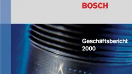 Titelbild Bosch-Geschäftsbericht 2000
