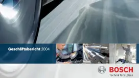 Titelbild Bosch-Geschäftsbericht 2004