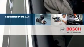 Titelbild Bosch-Geschäftsbericht 2005
