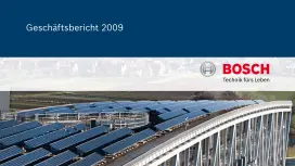 Titelbild Bosch-Geschäftsbericht 2009