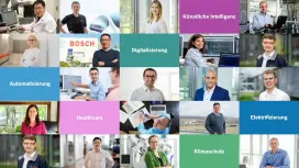 Gezeigt werden Forscherinnen und Forscher von Bosch Research weltweit, welche hinter den innovativen Technologien und Ideen der Zukunft stecken.