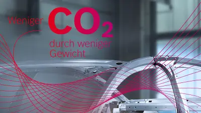 Das Ultraschall-Stanzniet-Fügeverfahren macht Fahrzeuge schlanker: weniger Gewicht und weniger CO₂-Verbrauch.