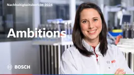 Titelbild des Bosch-Nachhaltigkeitsberichts 2024