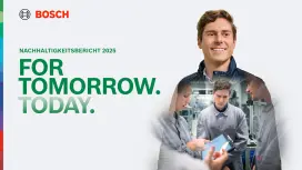 Titelbild des Bosch-Nachhaltigkeitsberichts 2025