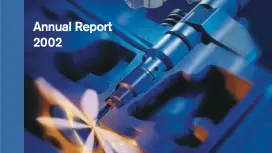 Cover Bosch annual report 2002