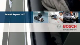 Cover Bosch annual report 2005