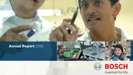Cover Bosch annual report 2006