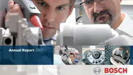 Cover Bosch annual report 2007