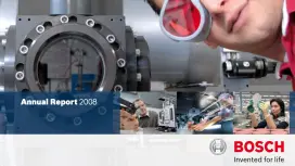 Cover Bosch annual report 2008