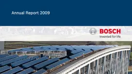 Cover Bosch annual report 2009