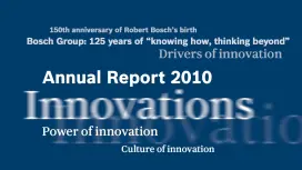 Cover Bosch annual report 2010