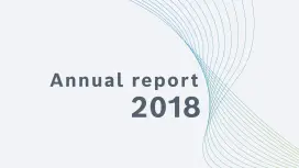 Cover Bosch annual report 2018