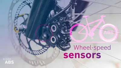 The wheel-speed sensors supply the control unit with the information it needs.