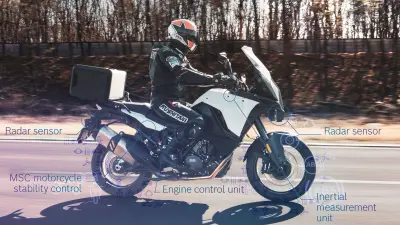 New motorcycle safety systems tested Bosch Global