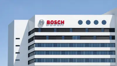 Blick auf ein Bosch Gebäude