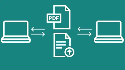 Symbol für PDF-Upload Drag & Drop