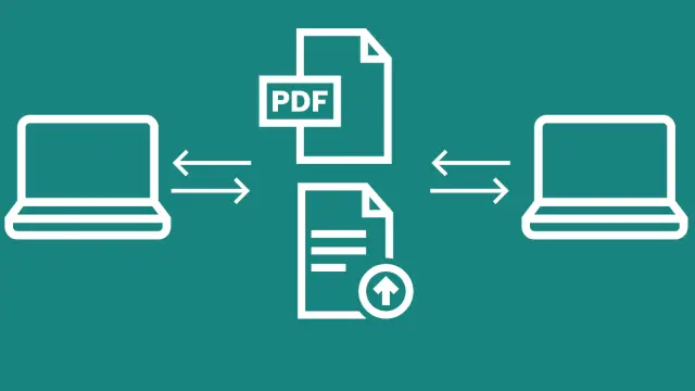 Symbol für PDF-Upload Drag & Drop