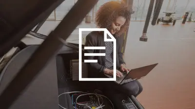 woman working with computer