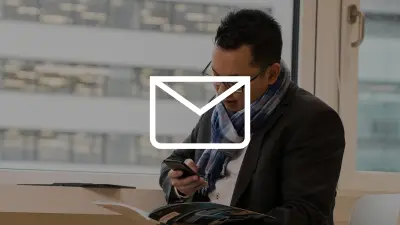 Man using his smartphone