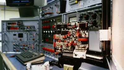 Working space for testing the performance of a Jetronic or Motronic ECU, 1983
