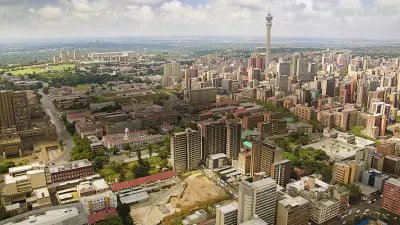 Arial View of Johannesburg