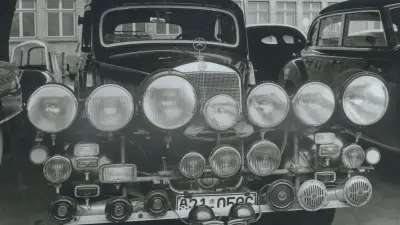 Auto mit installiertem Bosch-Lichtsystem