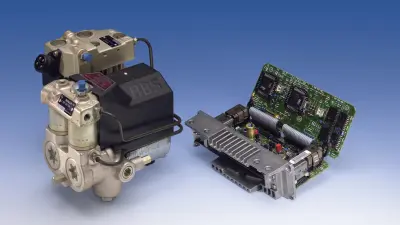 ABS 2 components (hydraulic modulator and control unit), 1978