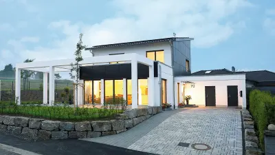 Außenansicht eines Hauses