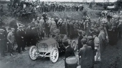 Camille Jenatzy at the Gordon-Bennett-Rennen 1903
