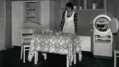 Küche mit Bosch Kühlschrank, 1933