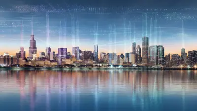 Das Internet der Dinge, sichtbar gemacht: Vernetzungsvision einer Smart City, 2018