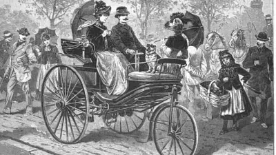 Dreirädriges Automobil von Carl Benz aus dem Jahre 1888