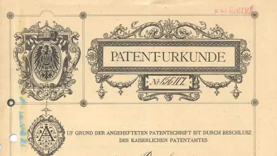 Das Bosch-Patent für die Hochspannungs-Magnetzündung vom 7. Januar 1902