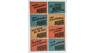 Small advertising cards