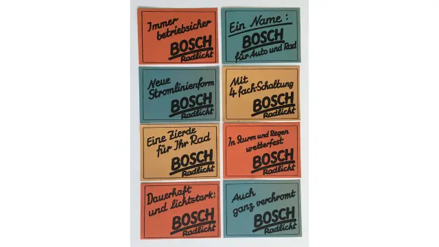Small advertising cards