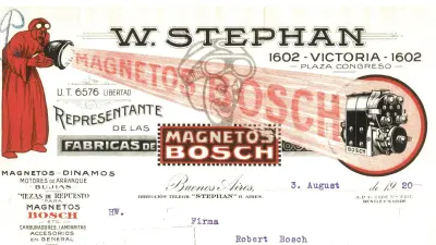 Letterhead with the “red devil”