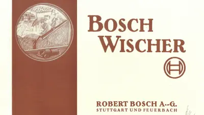 Title pages of technical descriptions in various languages: German