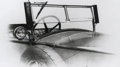 Auto mit Bosch Scheibenwischern
