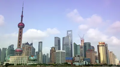 Smart city Singapore skyline