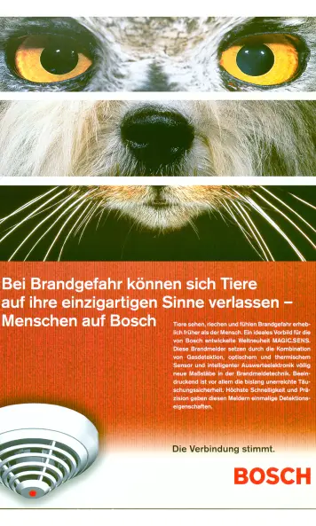Advertising poster with animal faces