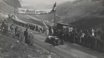 International motor racing over the Klausen Pass, 1925