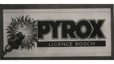 Pyrox License Bosch emblem with spark plug