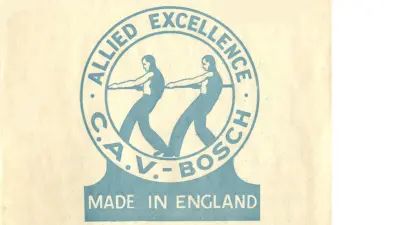 Blue logo of C.A.V.-Bosch