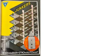 Werbeprospekt für Junkers Produkt