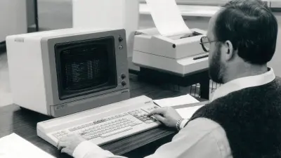 Computer workstation, 1982