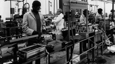 Men working on the assembly line