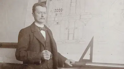 Gustav Klein, begeisterter Flieger, war als möglicher Nachfolger Robert Boschs vorgesehen, 1900