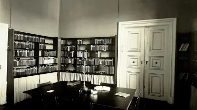 View of a bookshelf