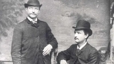 Robert Bosch with a travel companion